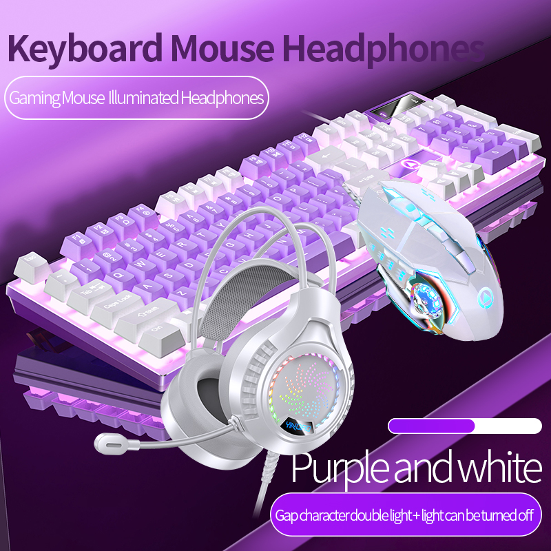 Gaming Keyboard Mouse And Headset Combo - Gaming Keyboard Mouse Headphone Set Wired