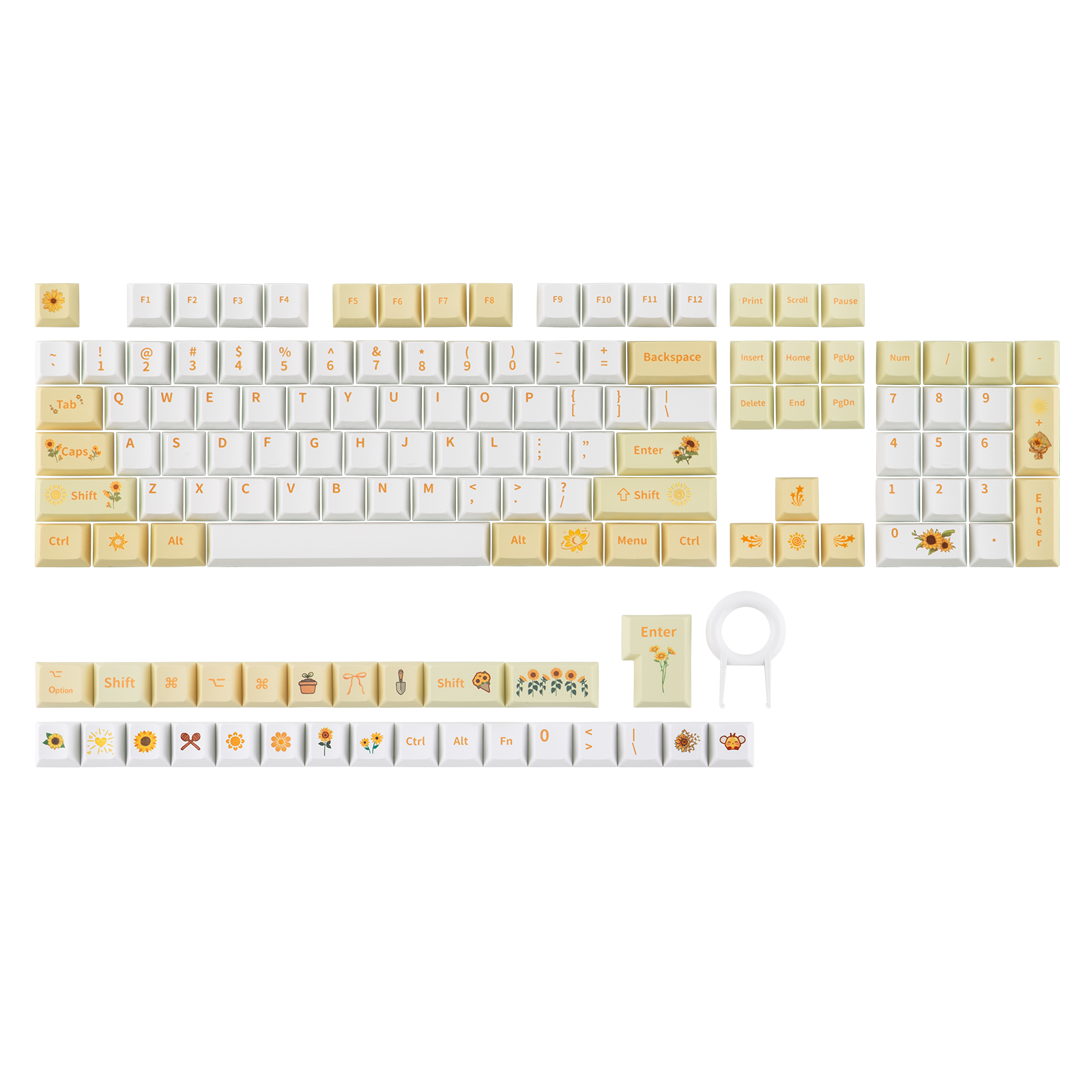 EPOMAKER Sunflower Keycaps Set - Gaming Keyboard Mechanical Wireless 리뷰 및 가격