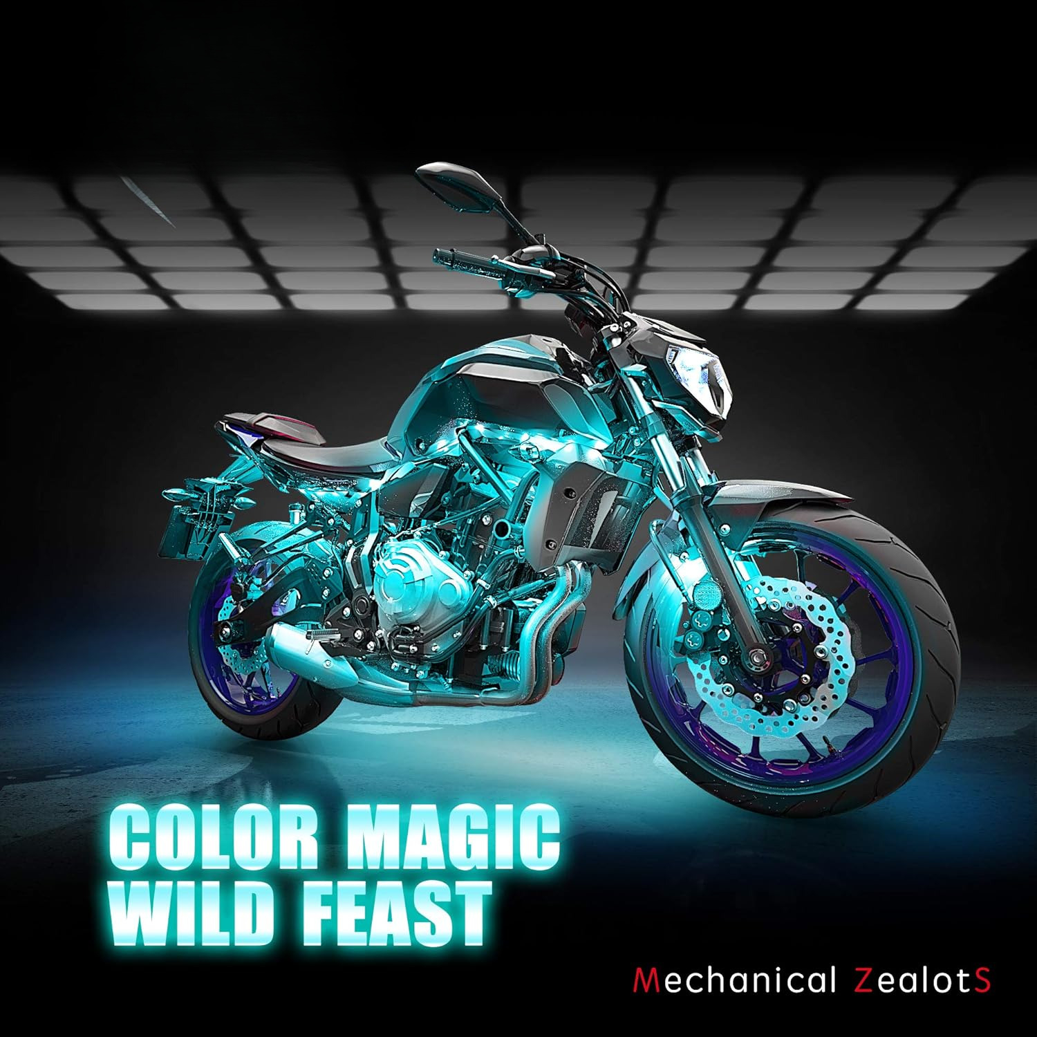 8Pcs Motorcycle LED Light Kit, - Rgb Underglow Strip 리뷰 및 가격