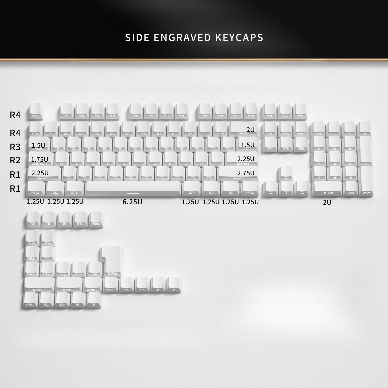 134 Keys Double Shot PBT Keyca - Keyboard Gaming Black 리뷰 및 가격