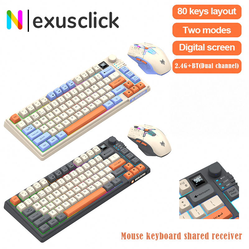 New Dual-Mode 80 Keys Wireless - Gaming Keyboard And Mouse Set 리뷰 및 가격