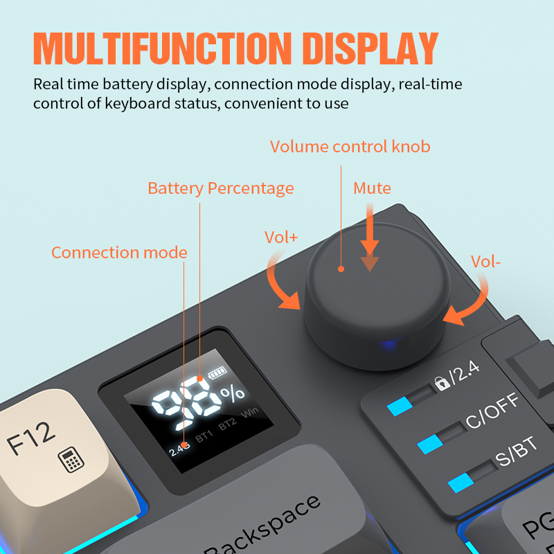New Dual-Mode 80 Keys Wireless - Gaming Keyboard And Mouse Set 리뷰 및 가격