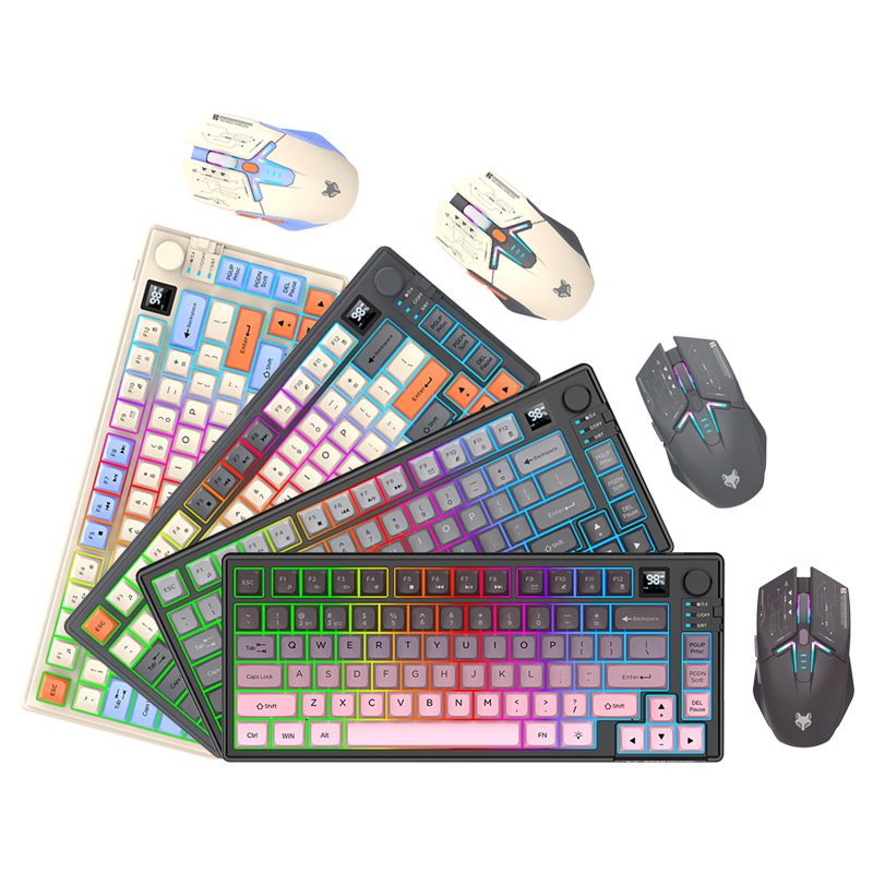 New Dual-Mode 80 Keys Wireless - Gaming Keyboard And Mouse Set 리뷰 및 가격