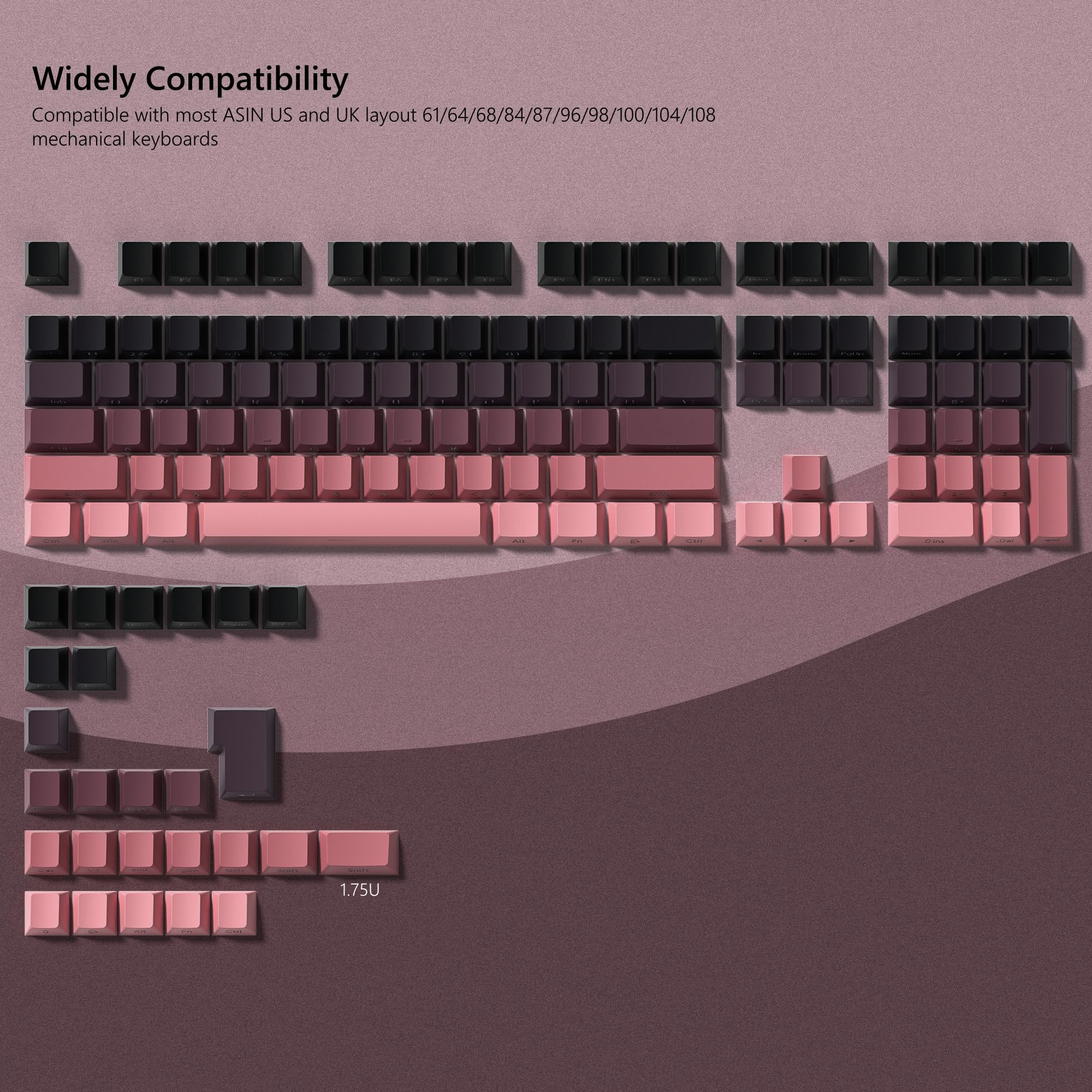 136 Key Black and Pink Print B - Keyboard Gaming Black 리뷰 및 가격