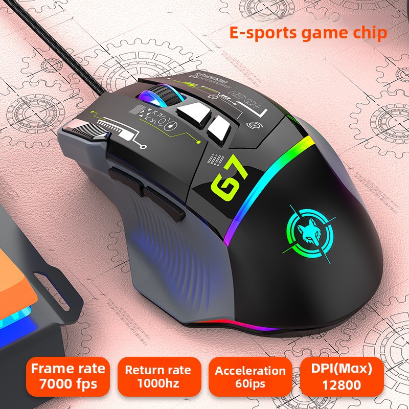 G6 Wired Gaming Mouse 128000DP - Gaming Keyboard 1 Hand 리뷰 및 가격