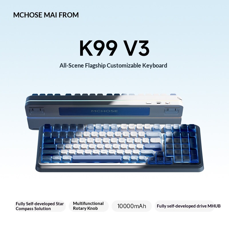 MCHOSE K99 V3 Customizable Mec - Gaming Keyboard Mechanical Wireless 리뷰 및 가격
