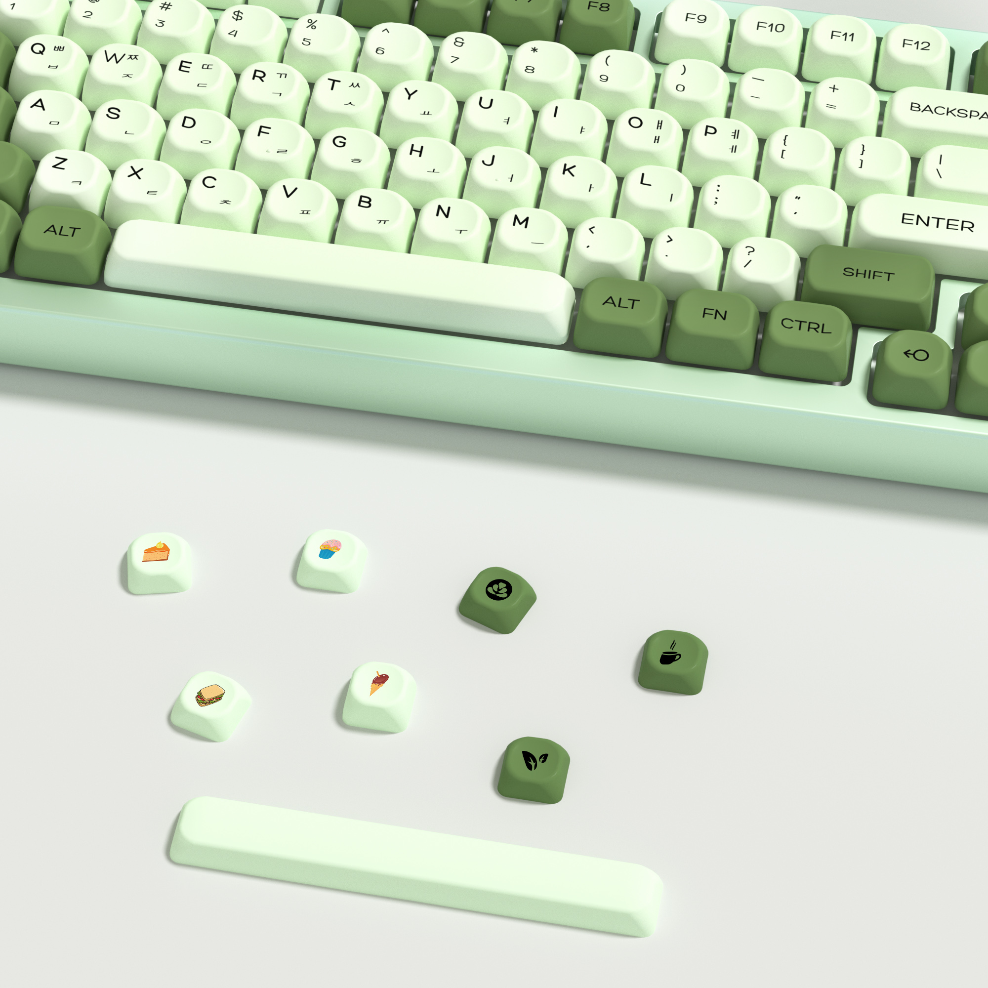KBDiy Matcha Korean Keycap Gre - Gaming Keyboard Number Pad 리뷰 및 가격