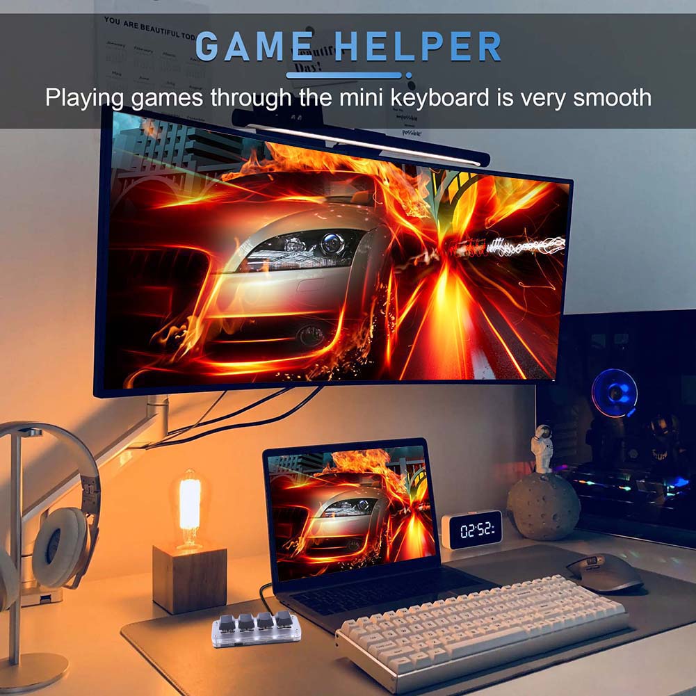 3 Key 1 Knob/4 Key One Handed  - Gaming Keyboard 1 Hand 리뷰 및 가격