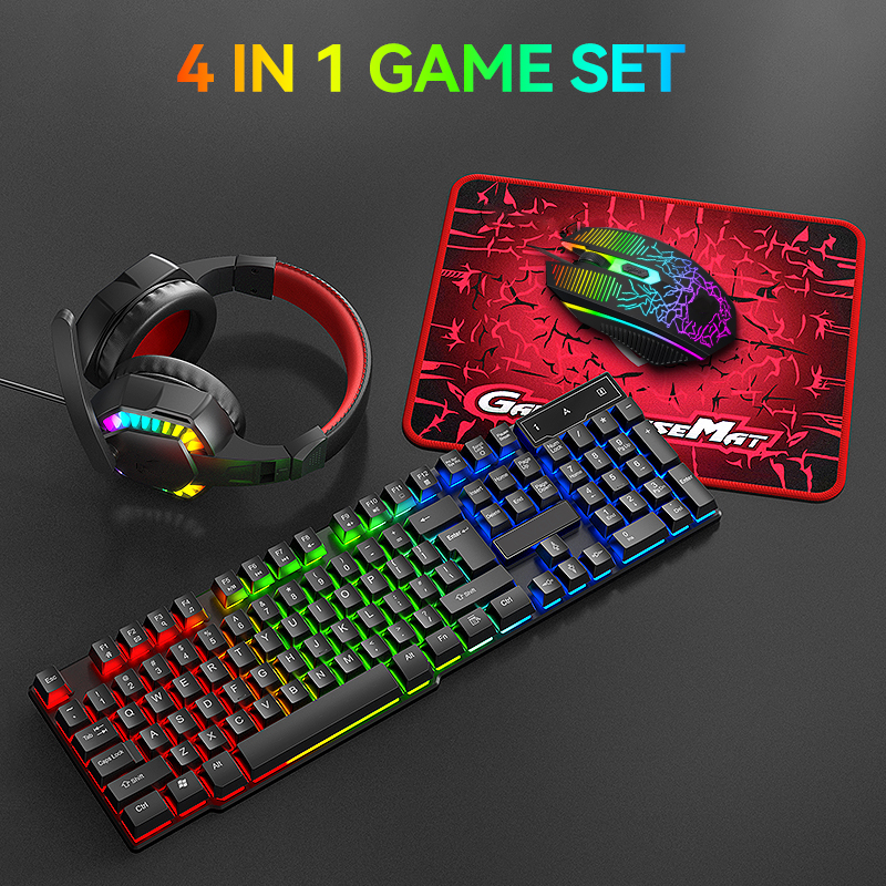 TF810 4 IN 1 Gaming Combo Wire - Gaming Keyboard Mouse And Headset Combo 리뷰 및 가격
