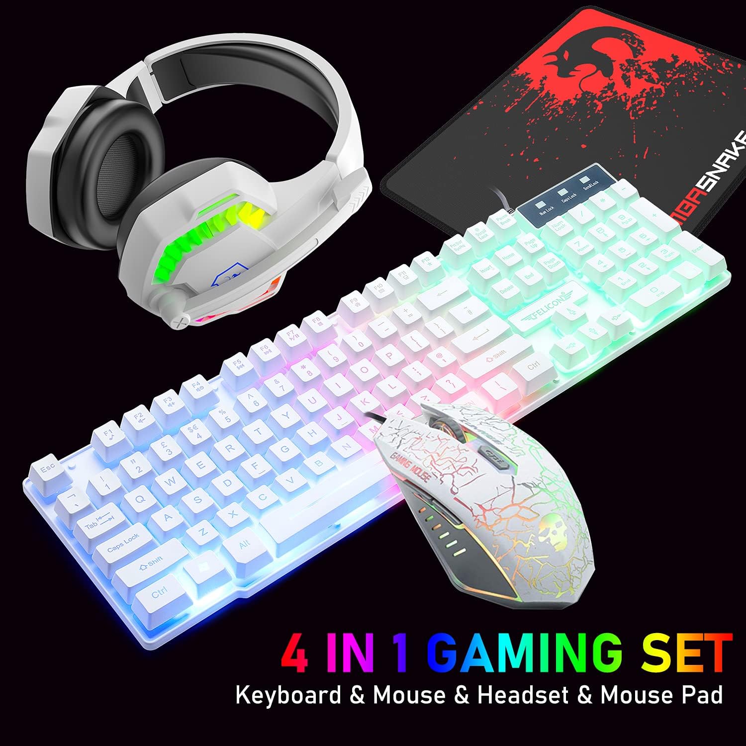 MAMBASNAKE T11 UK 100% Gaming  - Gaming Keyboard And Mouse Set 리뷰 및 가격