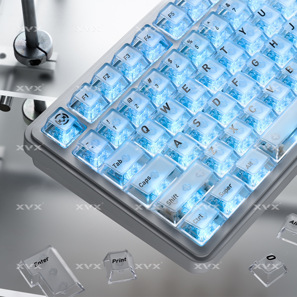 XVX Crystal Transparent Keycap - Keyboard Gaming Black 리뷰 및 가격