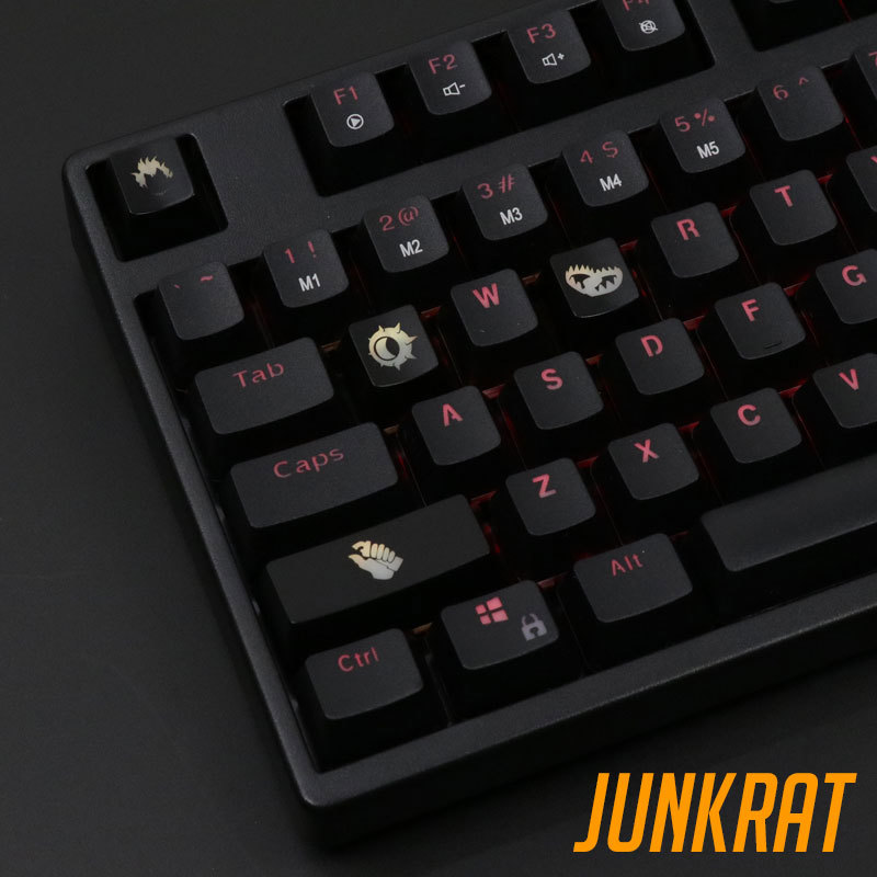 4 pcs/set keysets backlight OW - Keyboard Gaming Black 리뷰 및 가격