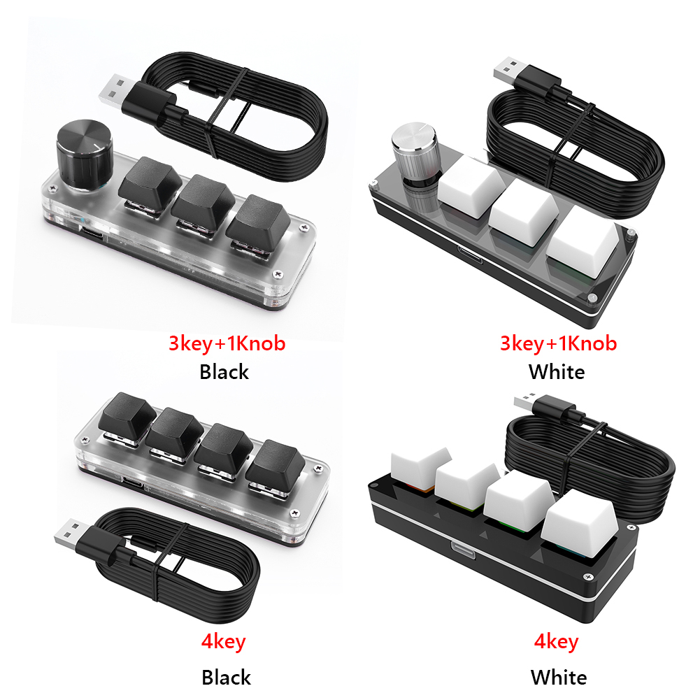3 Key 1 Knob/4 Key One Handed  - Gaming Keyboard 1 Hand 리뷰 및 가격