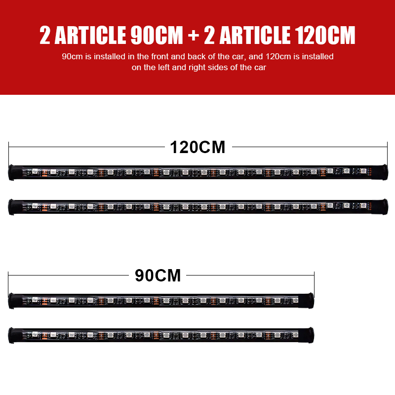 Under Car LED Lights Underglow - Rgb Underglow Strip 리뷰 및 가격