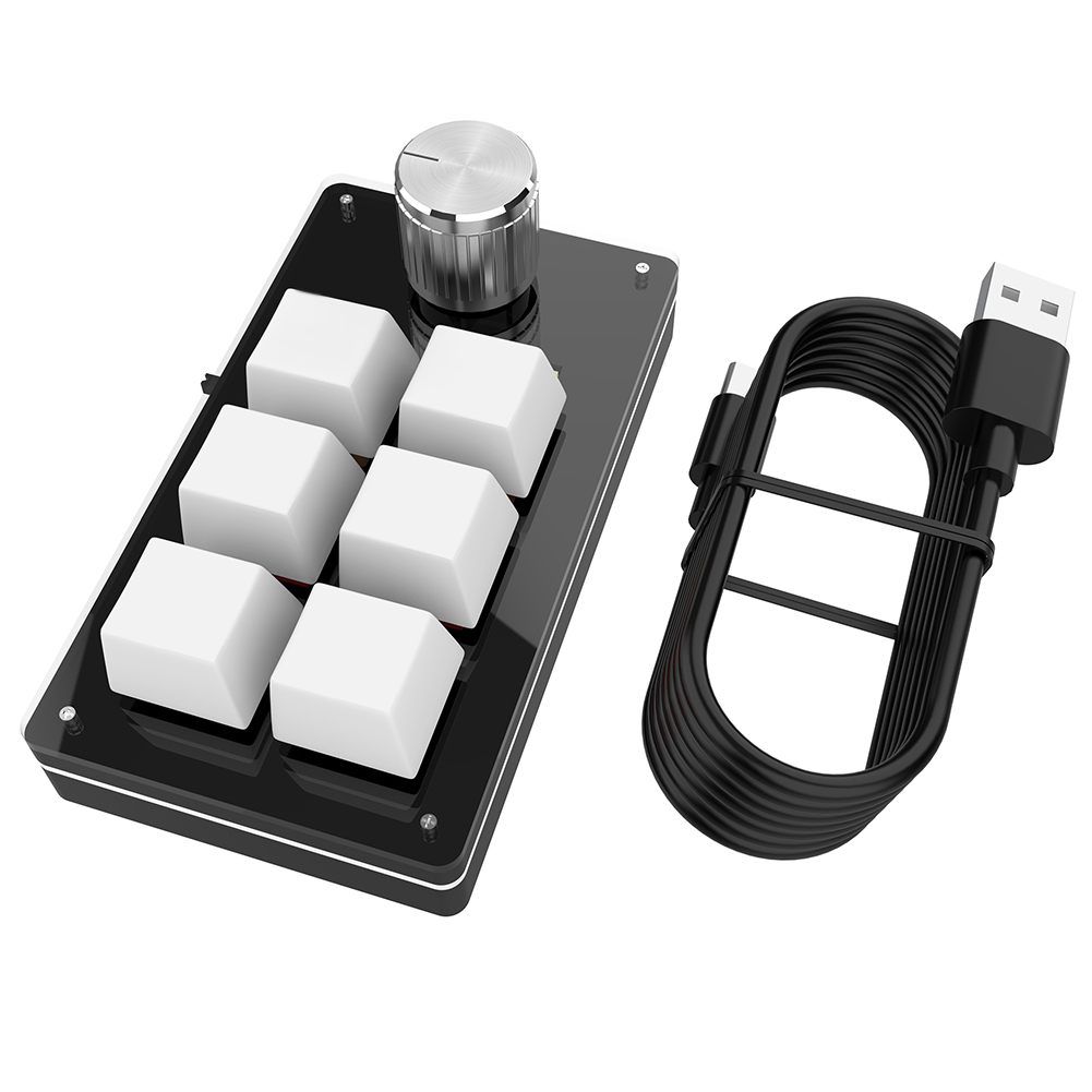 6 Key 1 Knob One Handed Mechan - Gaming Keyboard 1 Hand 리뷰 및 가격