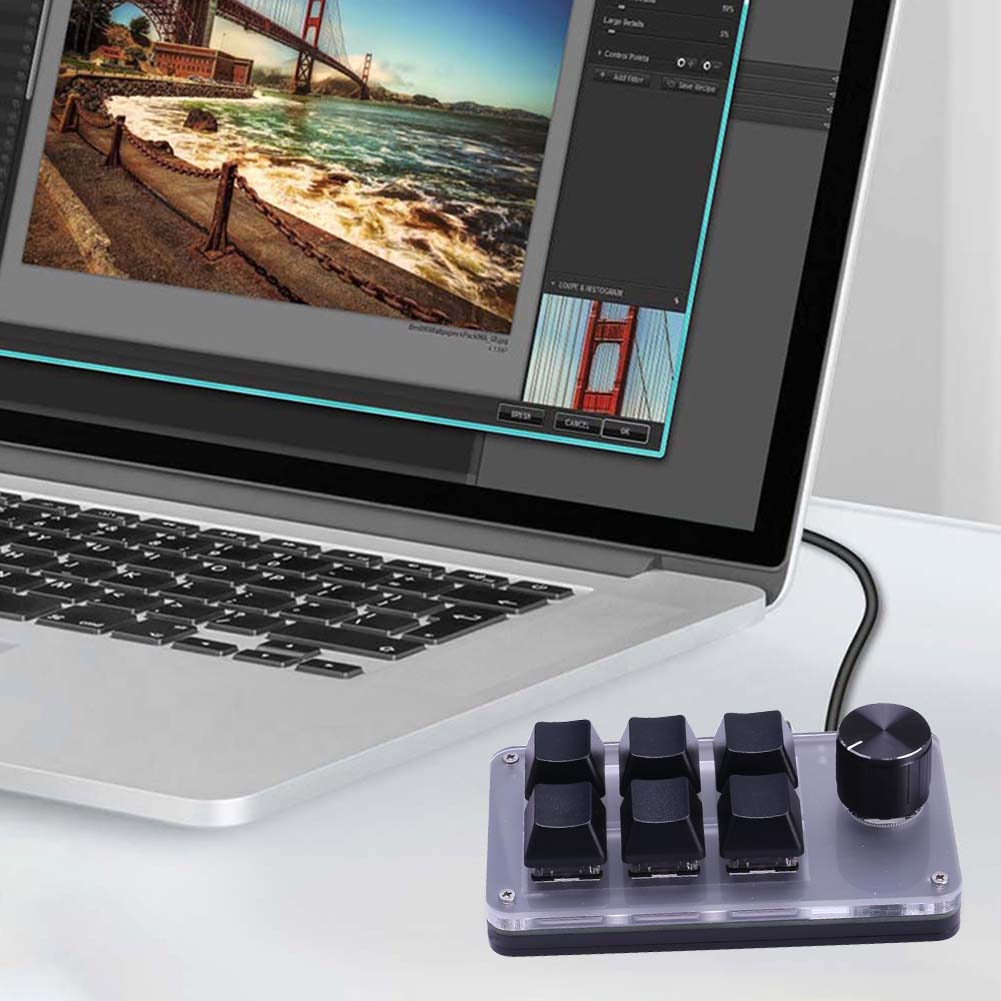 6 Key 1 Knob One Handed Mechan - Gaming Keyboard 1 Hand 리뷰 및 가격