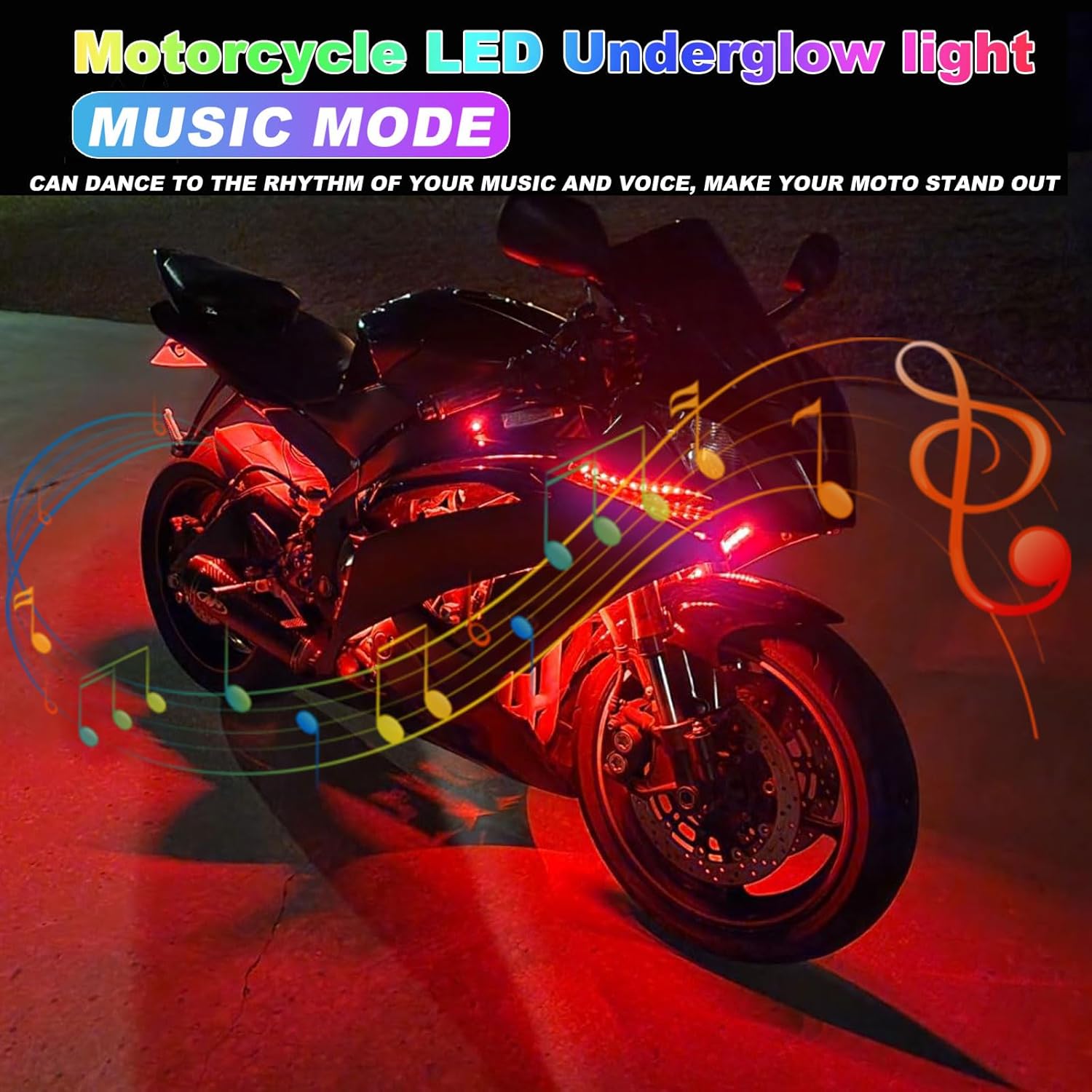 12in1 New Motorcycle Atmospher - Rgb Underglow Strip 리뷰 및 가격