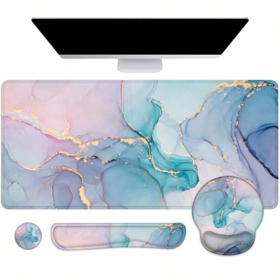 Mouse Pad with Wrist Rest Larg - Gaming Keyboard And Mouse Set 리뷰 및 가격