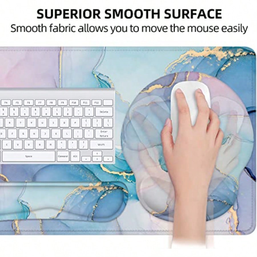 Mouse Pad with Wrist Rest Larg - Gaming Keyboard And Mouse Set 리뷰 및 가격