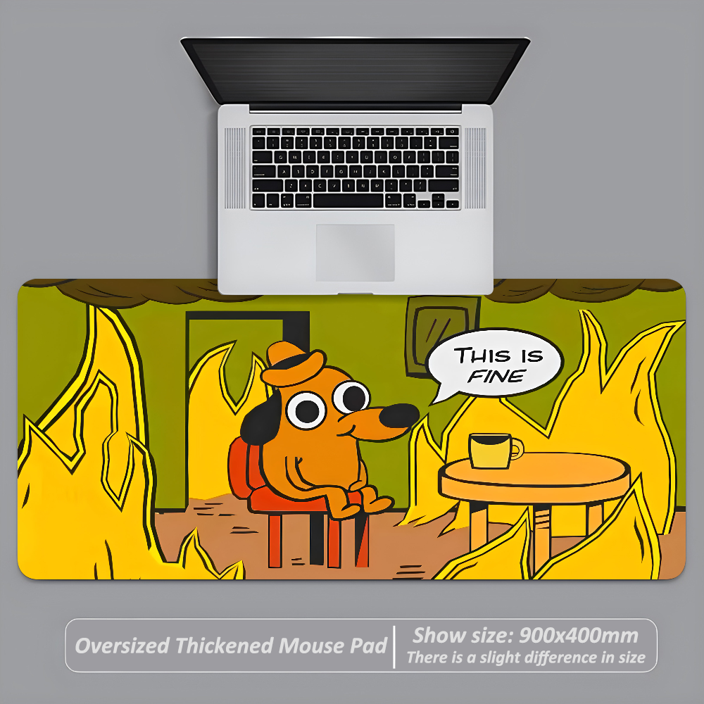 This Is Fine Dog Dachshund Mou - Gaming Keyboard Nearby 리뷰 및 가격