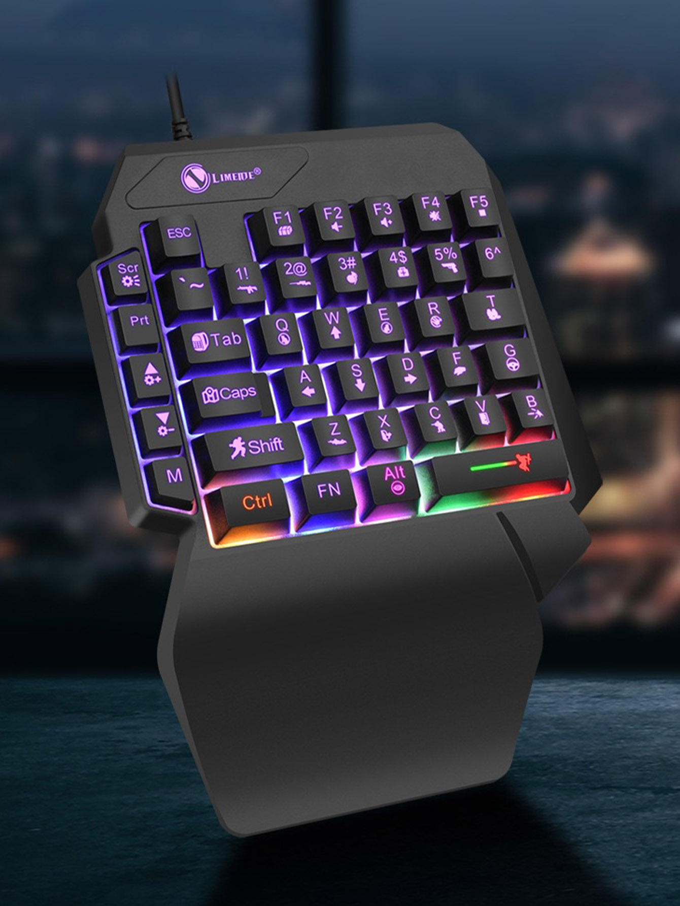 Mechanical one-handed light ga - Gaming Keyboard 1 Hand 리뷰 및 가격