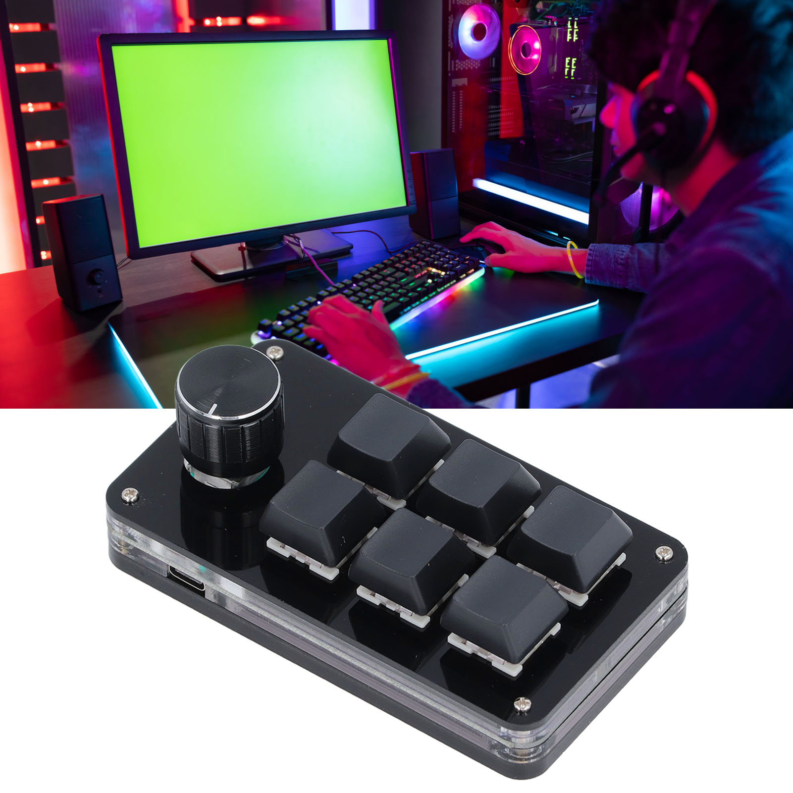 Mini Macro Mechanical Gaming K - Gaming Keyboard 1 Hand 리뷰 및 가격