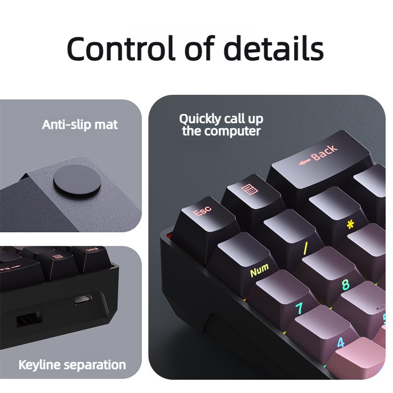 F20 20 Keys Pad Mechanical Num - Gaming Keyboard Number Pad 리뷰 및 가격