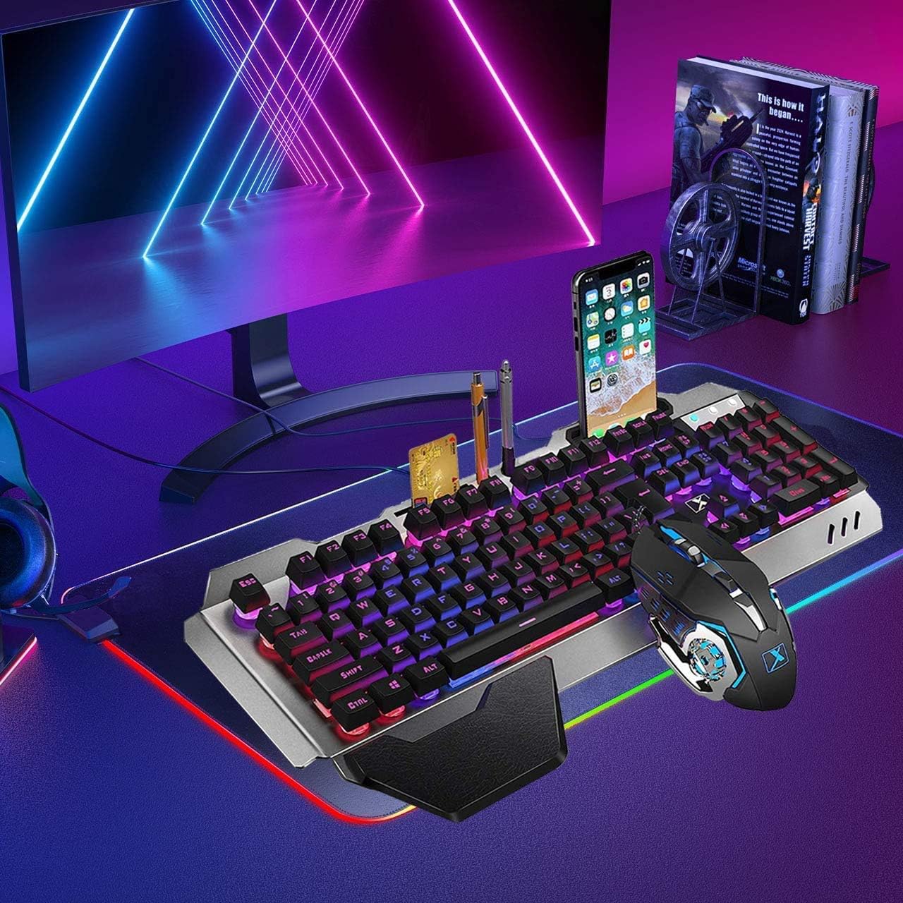 RGB Gaming Keyboard Mouse Comb - Gaming Keyboard Number Pad 리뷰 및 가격