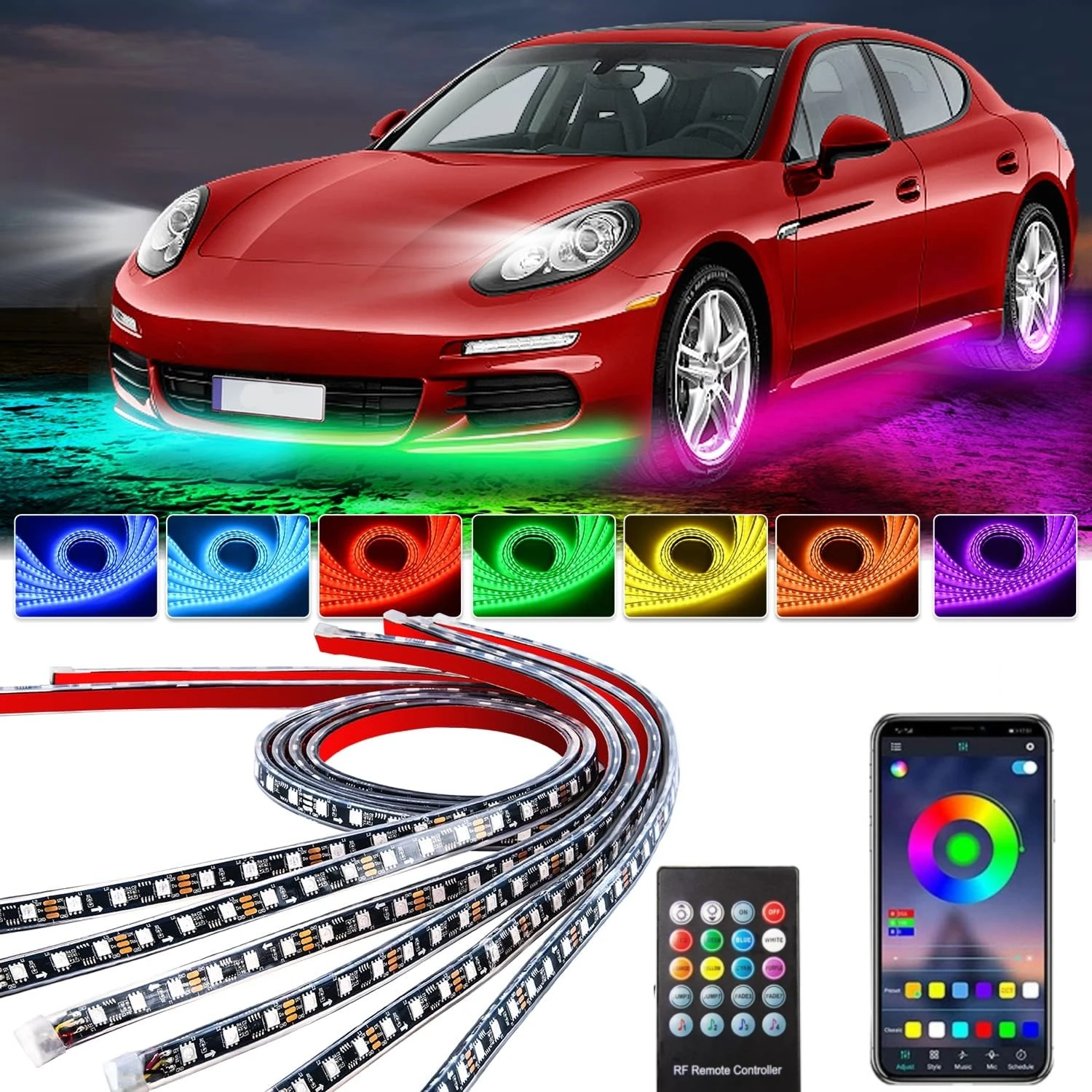Car Underglow Neon Light Flexi - Rgb Underglow Strip 리뷰 및 가격