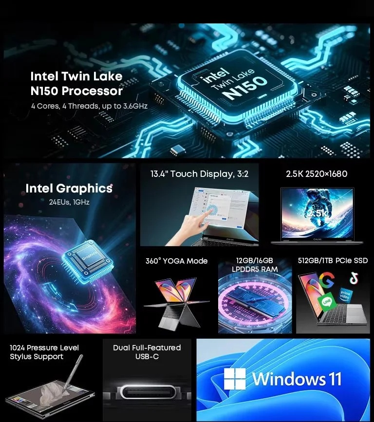 CHUWI FreeBook 2-in-1 Laptop I - Gaming Keyboard Not Typing 리뷰 및 가격