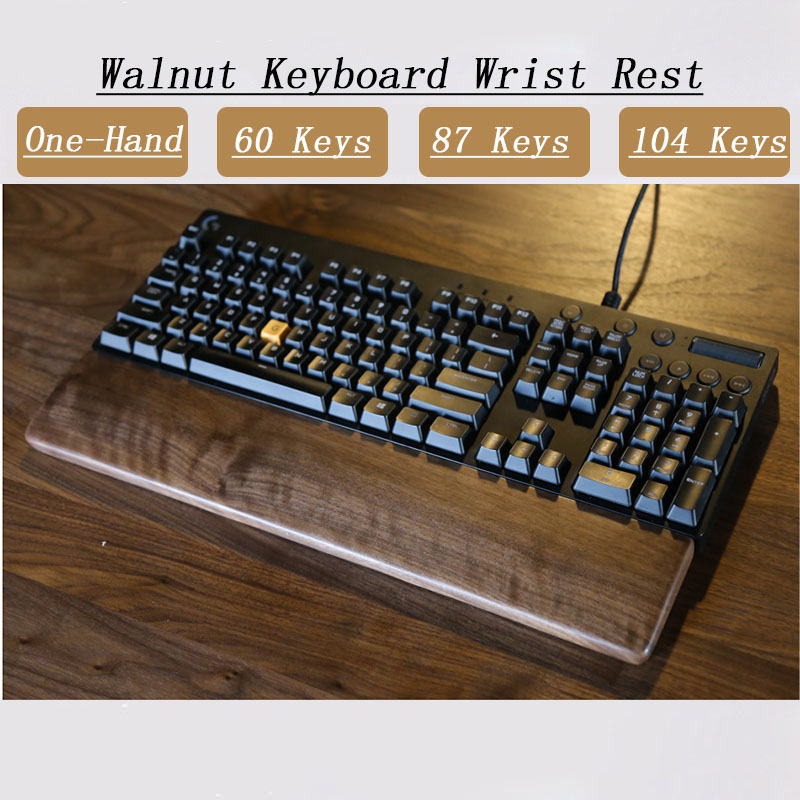 One-Hand Oak Walnut Wooden Key - Gaming Keyboard Number Pad 리뷰 및 가격
