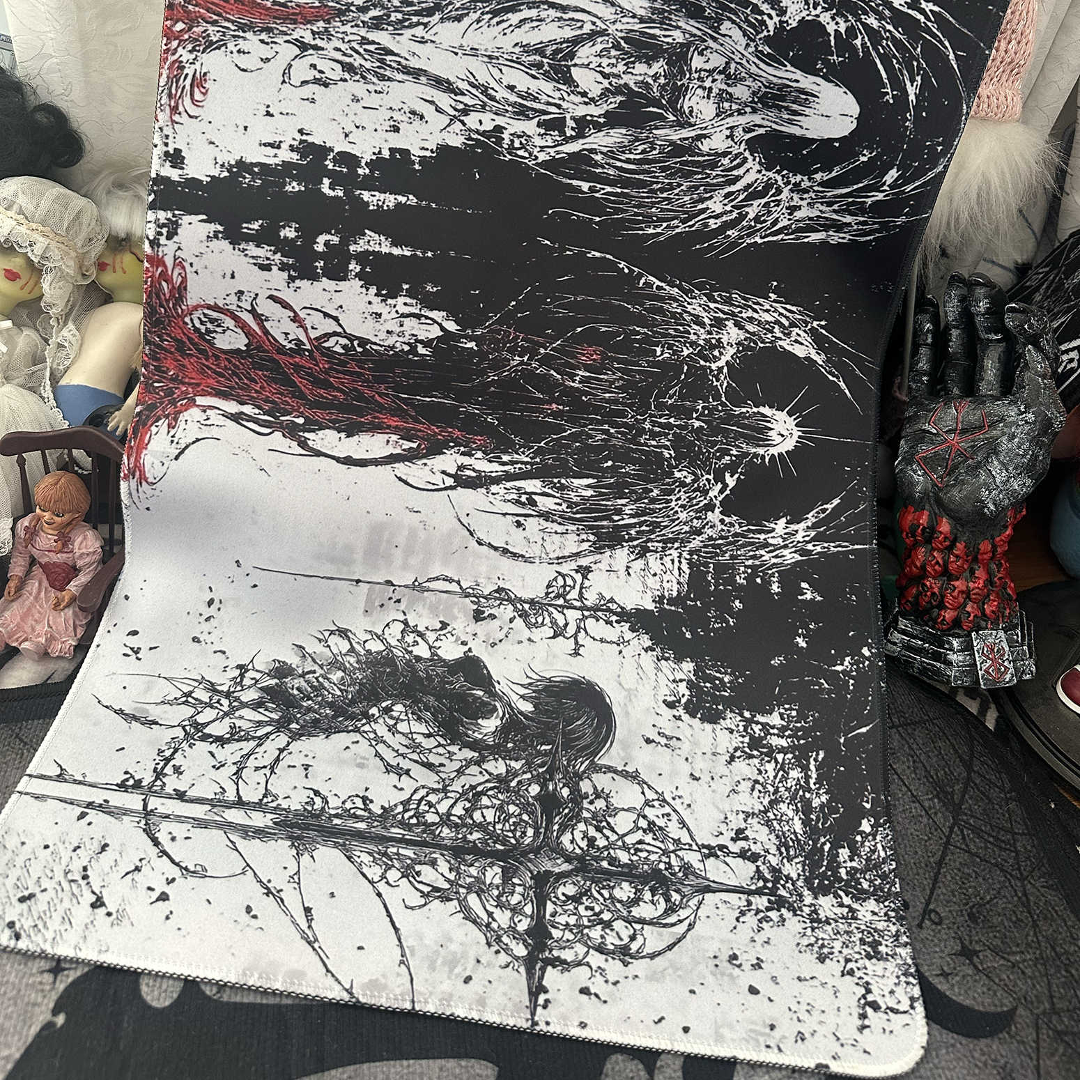 Dark Angel Art Design Large Si - Keyboard Gaming Black 리뷰 및 가격