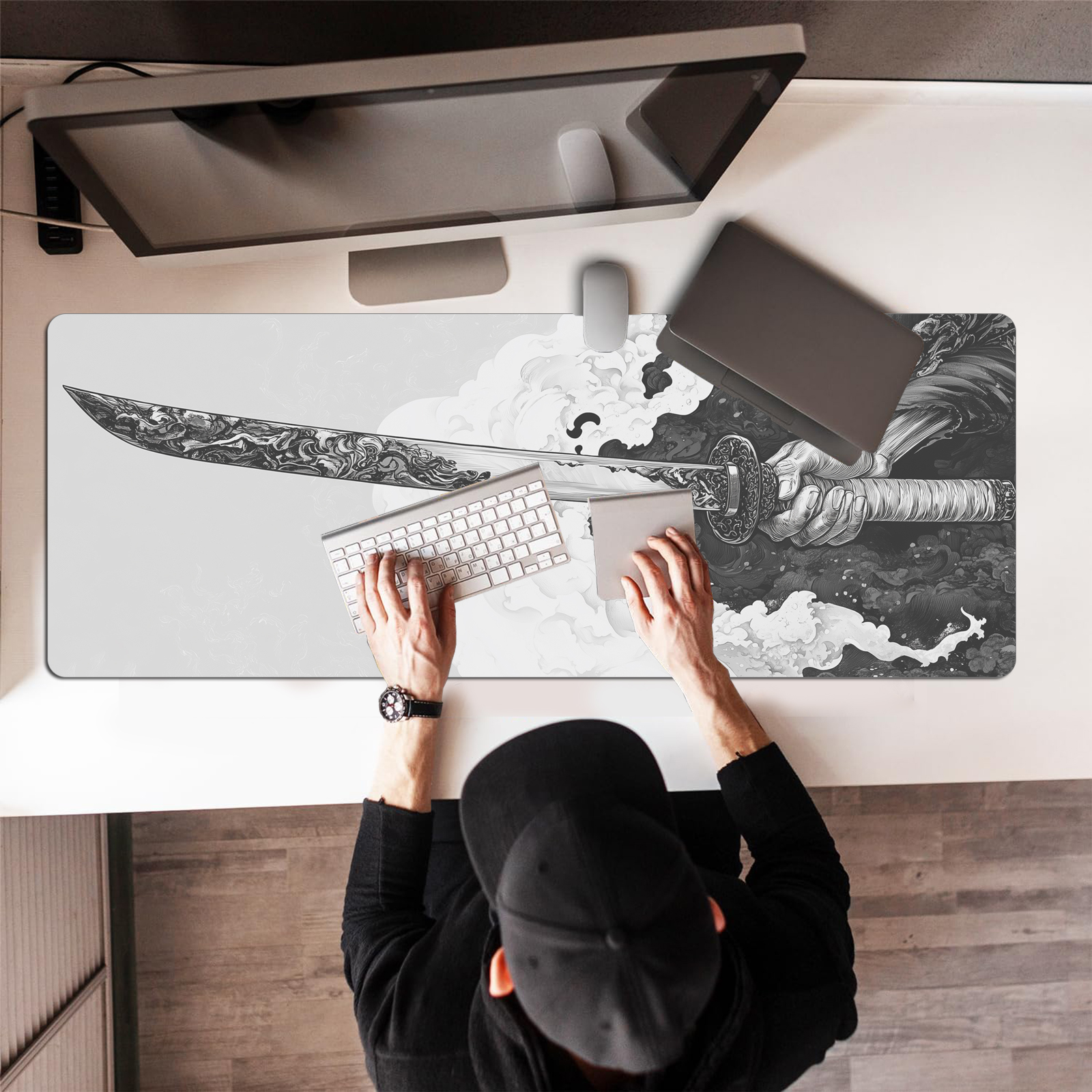 Black And White Comic Wind Swo - Keyboard Gaming Black 리뷰 및 가격