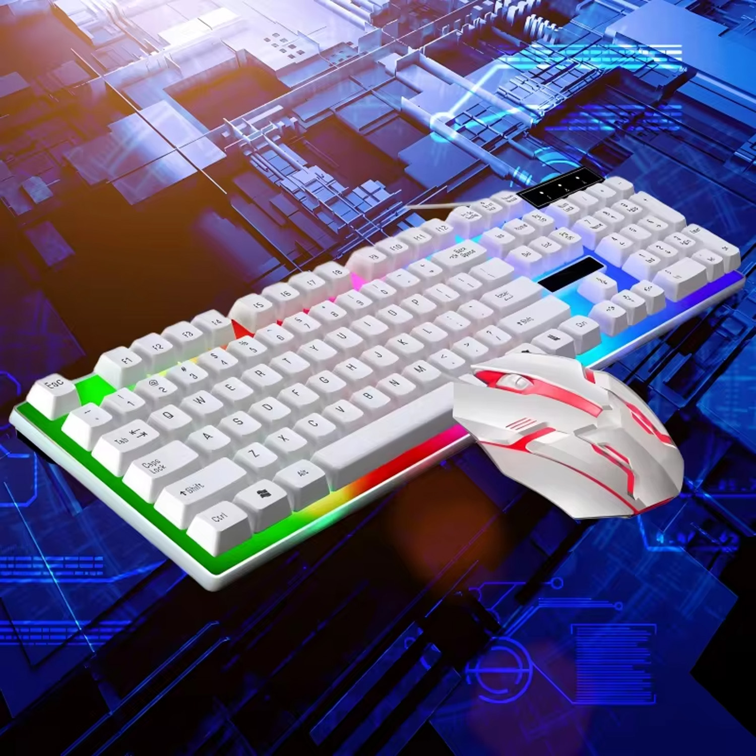 Stylish Backlight Wired Keyboa - Gaming Keyboard Mouse Combo 리뷰 및 가격