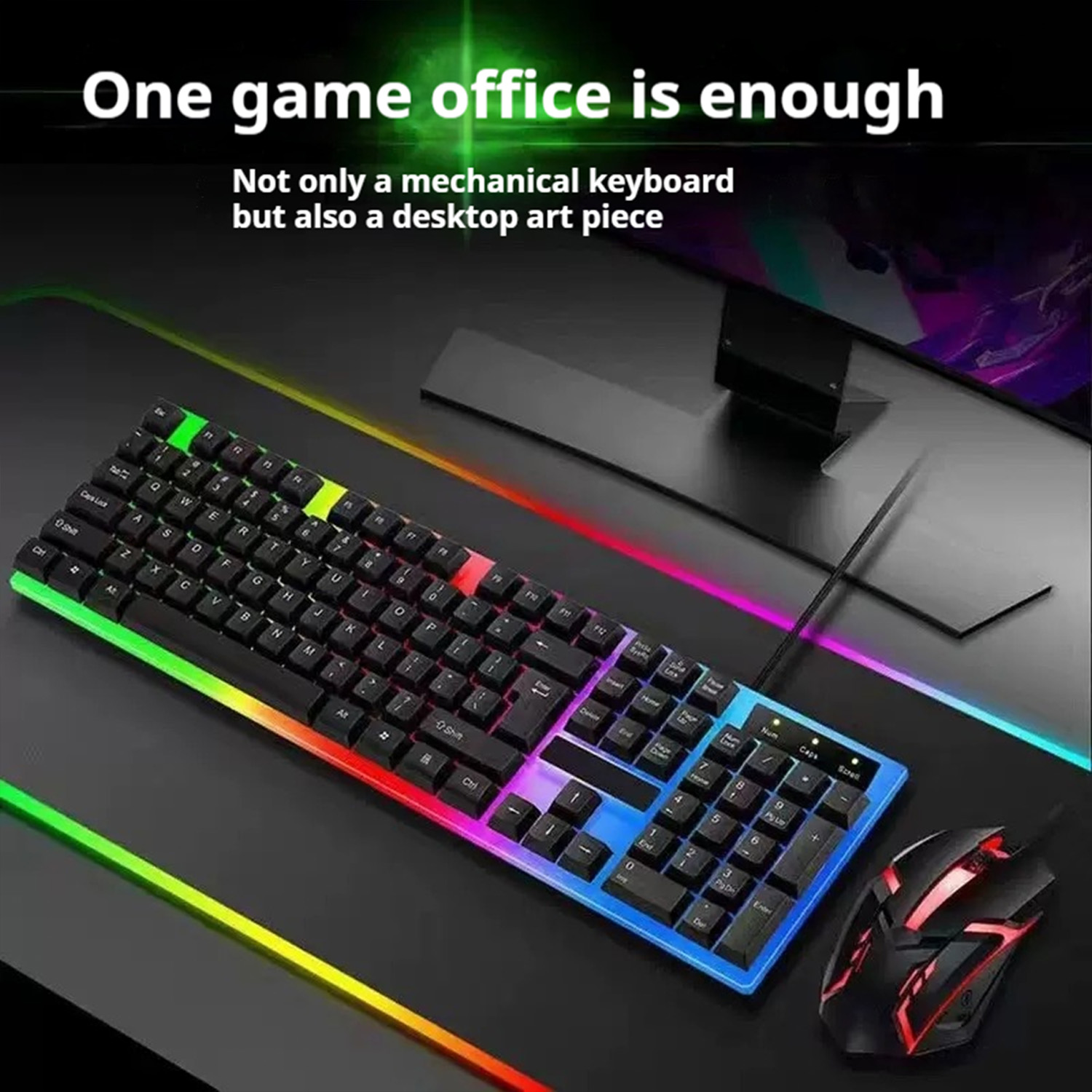 Stylish Backlight Wired Keyboa - Gaming Keyboard Mouse Combo 리뷰 및 가격
