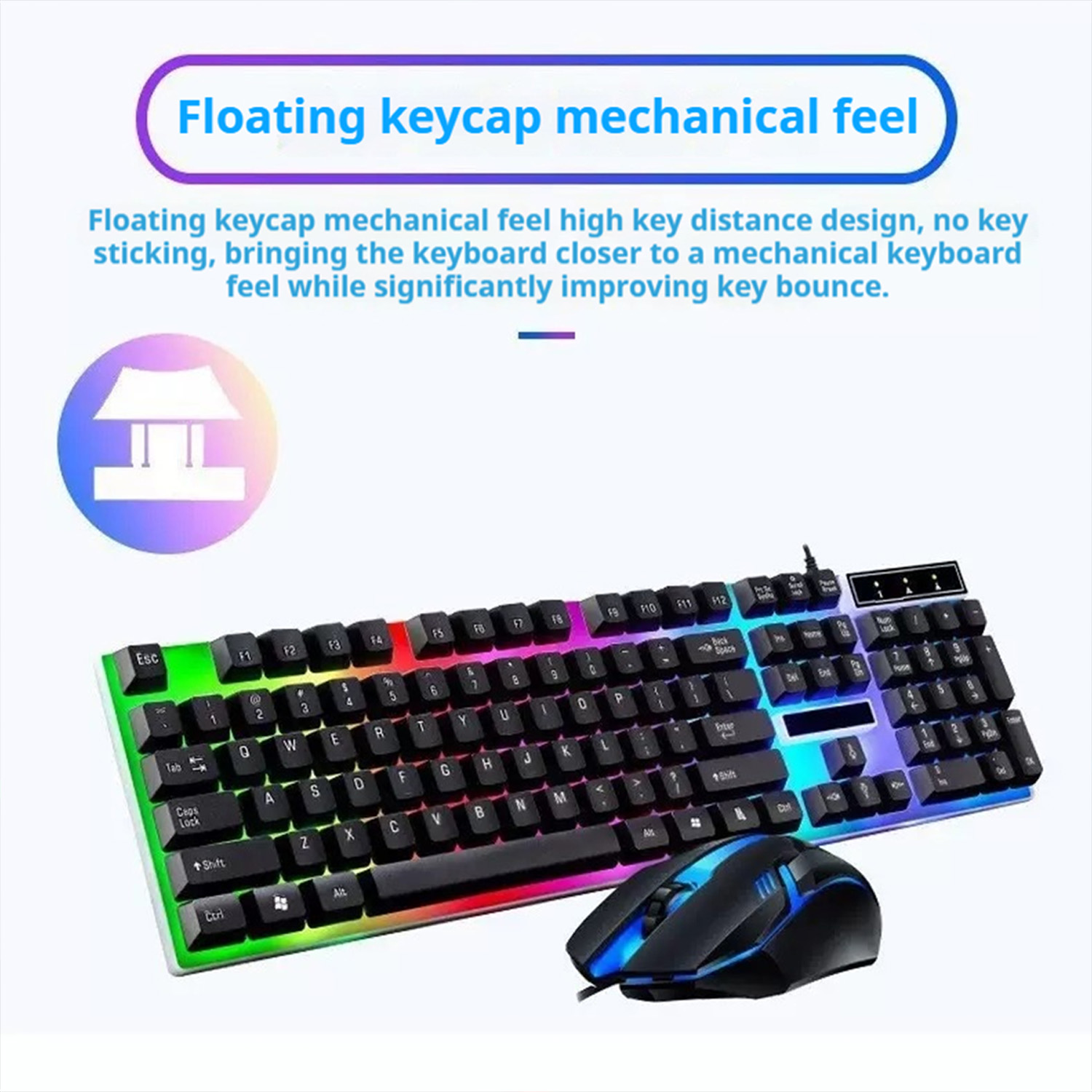 Stylish Backlight Wired Keyboa - Gaming Keyboard Mouse Combo 리뷰 및 가격