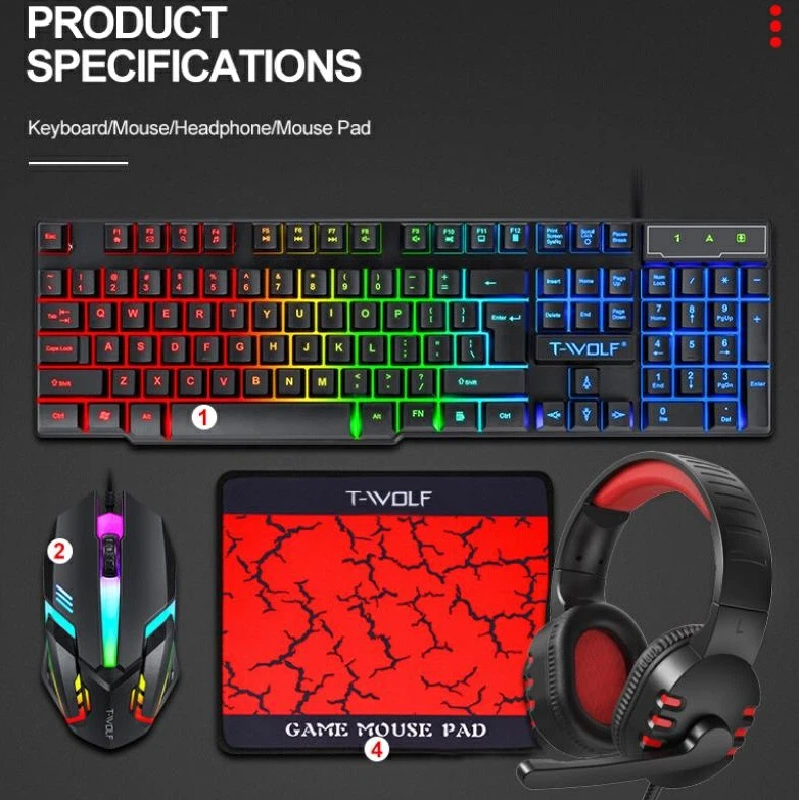 Spanish Russian Keyboard Layou - Gaming Keyboard Mouse And Headset Combo 리뷰 및 가격
