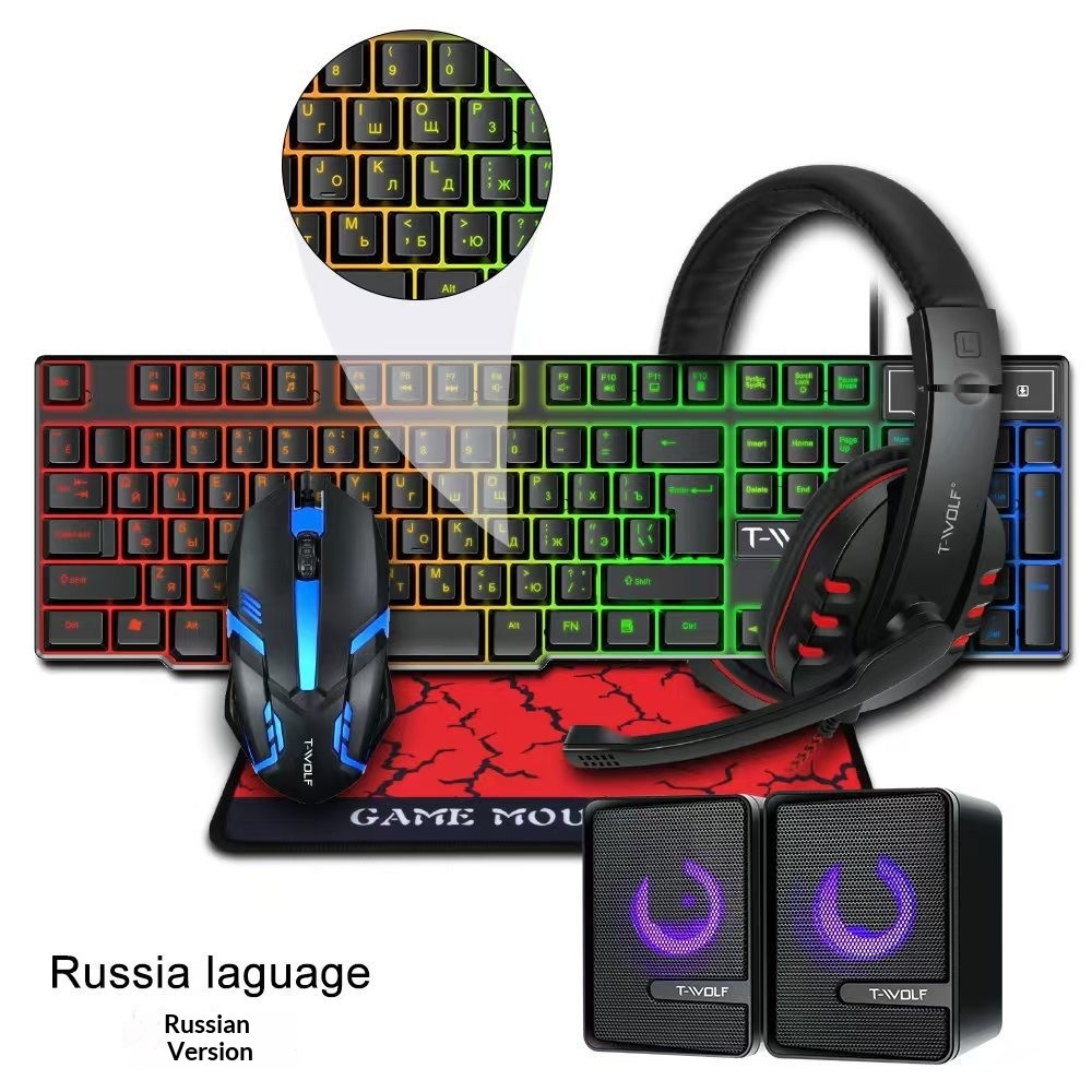 Spanish Russian Keyboard Layou - Gaming Keyboard Mouse And Headset Combo 리뷰 및 가격