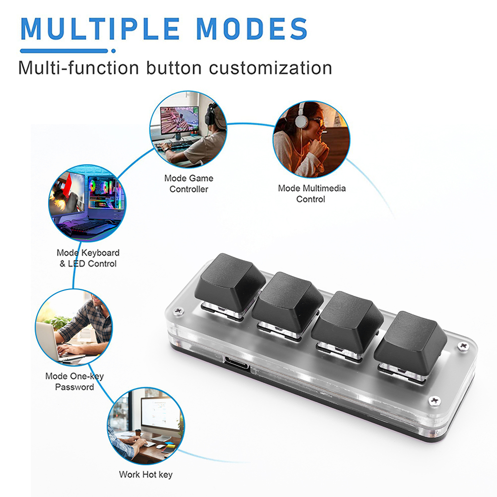 3 Key 1 Knob/4 Key One Handed  - Gaming Keyboard 1 Hand 리뷰 및 가격