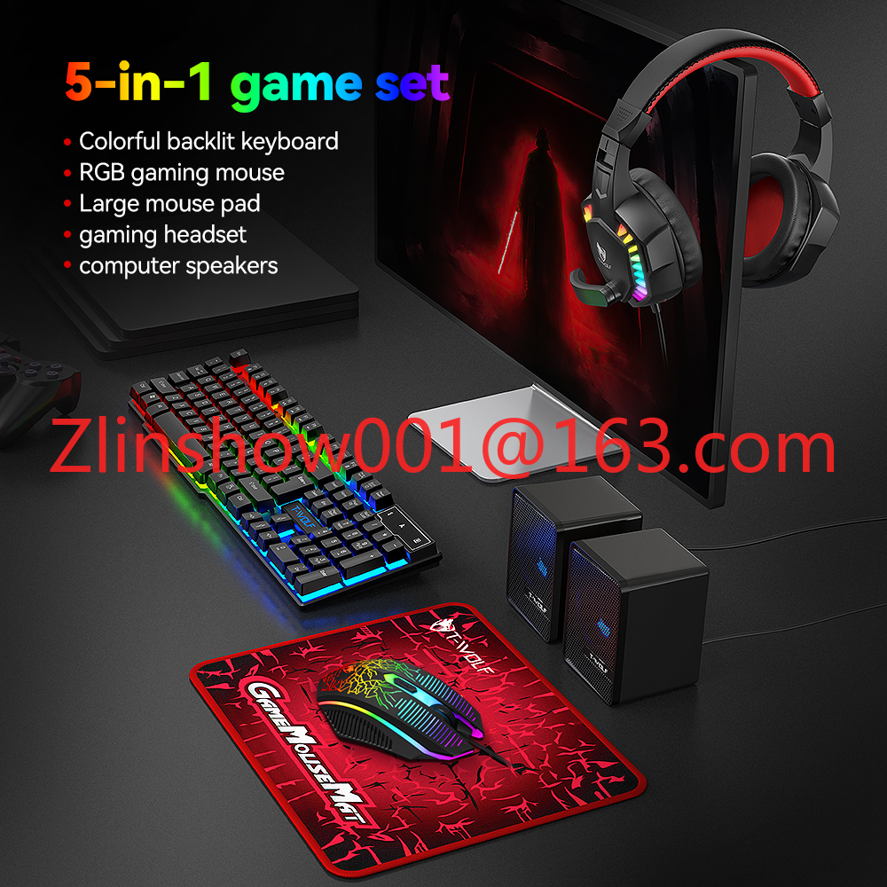 TF880 5IN1 Wired Gaming Keyboa - Gaming Keyboard Mouse And Headset Combo 리뷰 및 가격