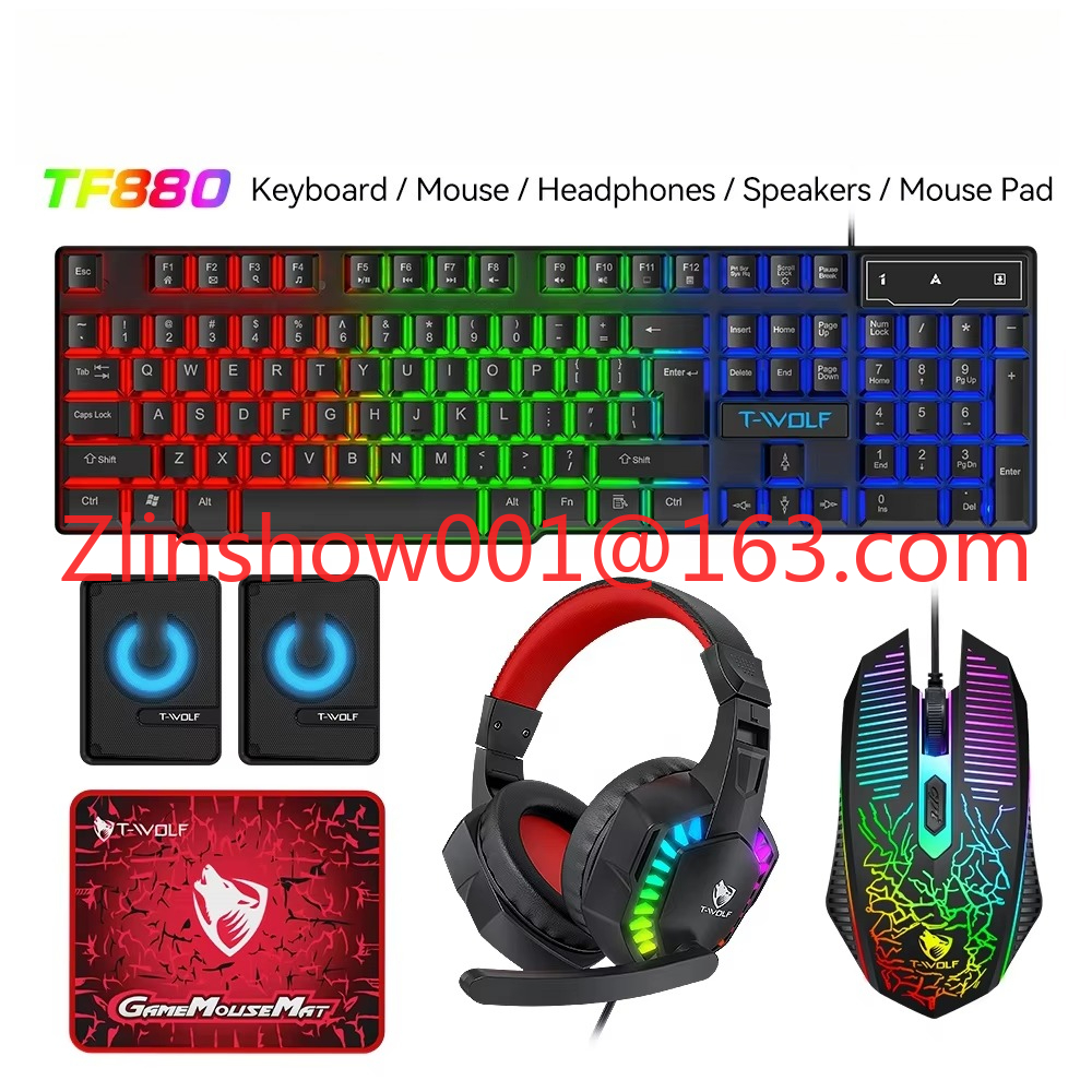 TF880 5IN1 Wired Gaming Keyboa - Gaming Keyboard Mouse And Headset Combo 리뷰 및 가격