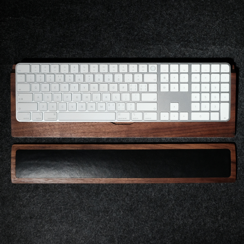 Woody Cowhide Palm Rest for Me - Keyboard Gaming Black 리뷰 및 가격