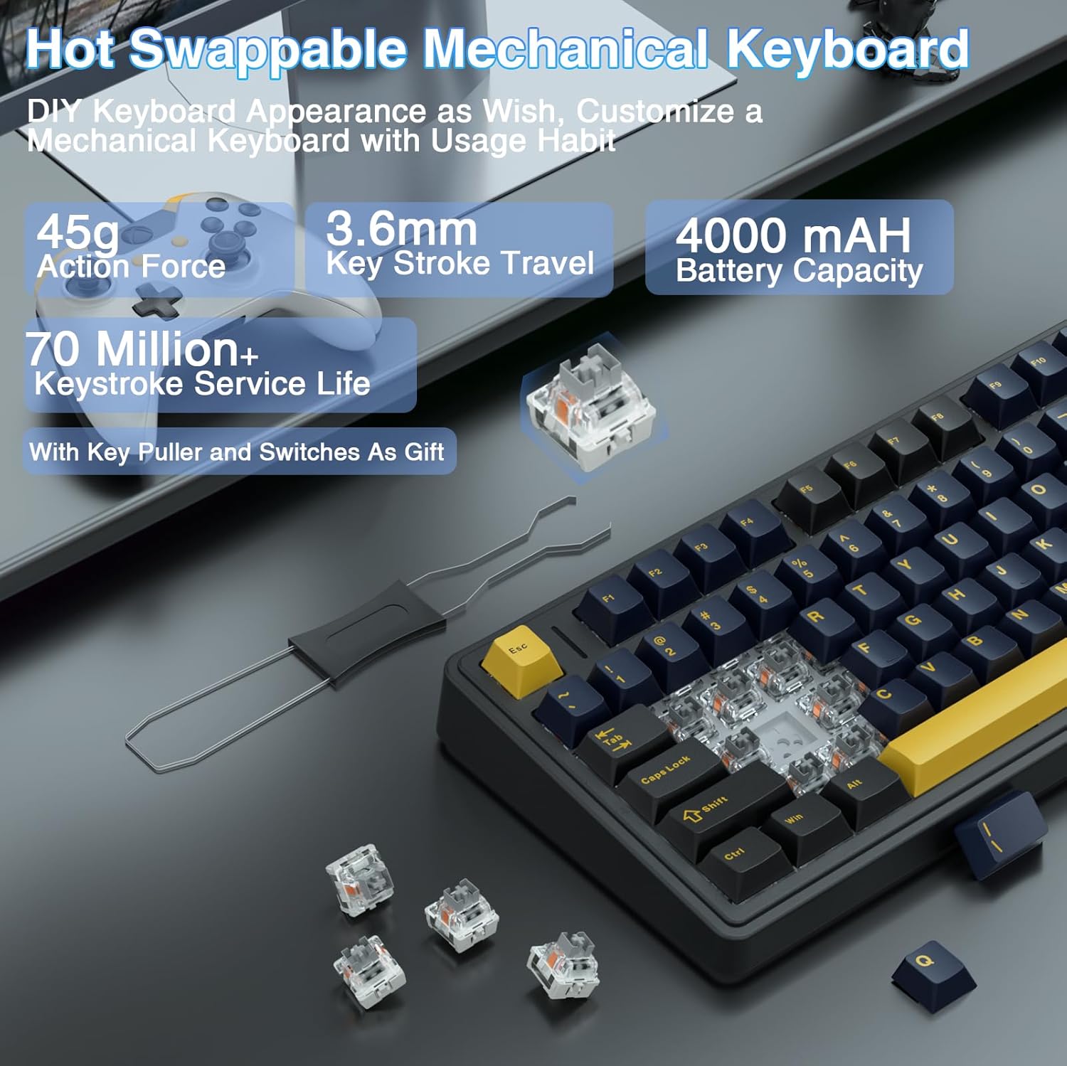 Aula F75 mechanical keyboard,  - Gaming Keyboard Number Pad 리뷰 및 가격