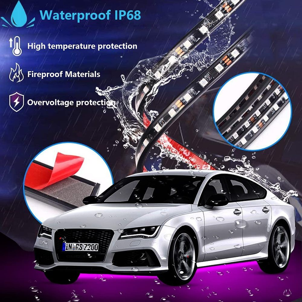 Neon LED Car Bottom Underglow  - Rgb Underglow Strip 리뷰 및 가격