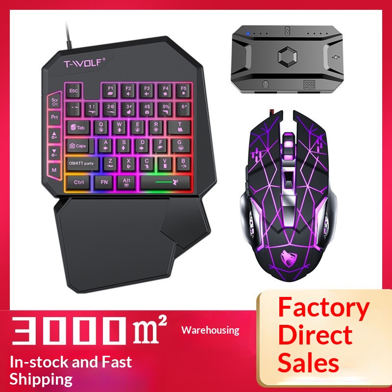 T-Wolf Tf950 5 In 1 One Handed - Gaming Keyboard 1 Hand 리뷰 및 가격