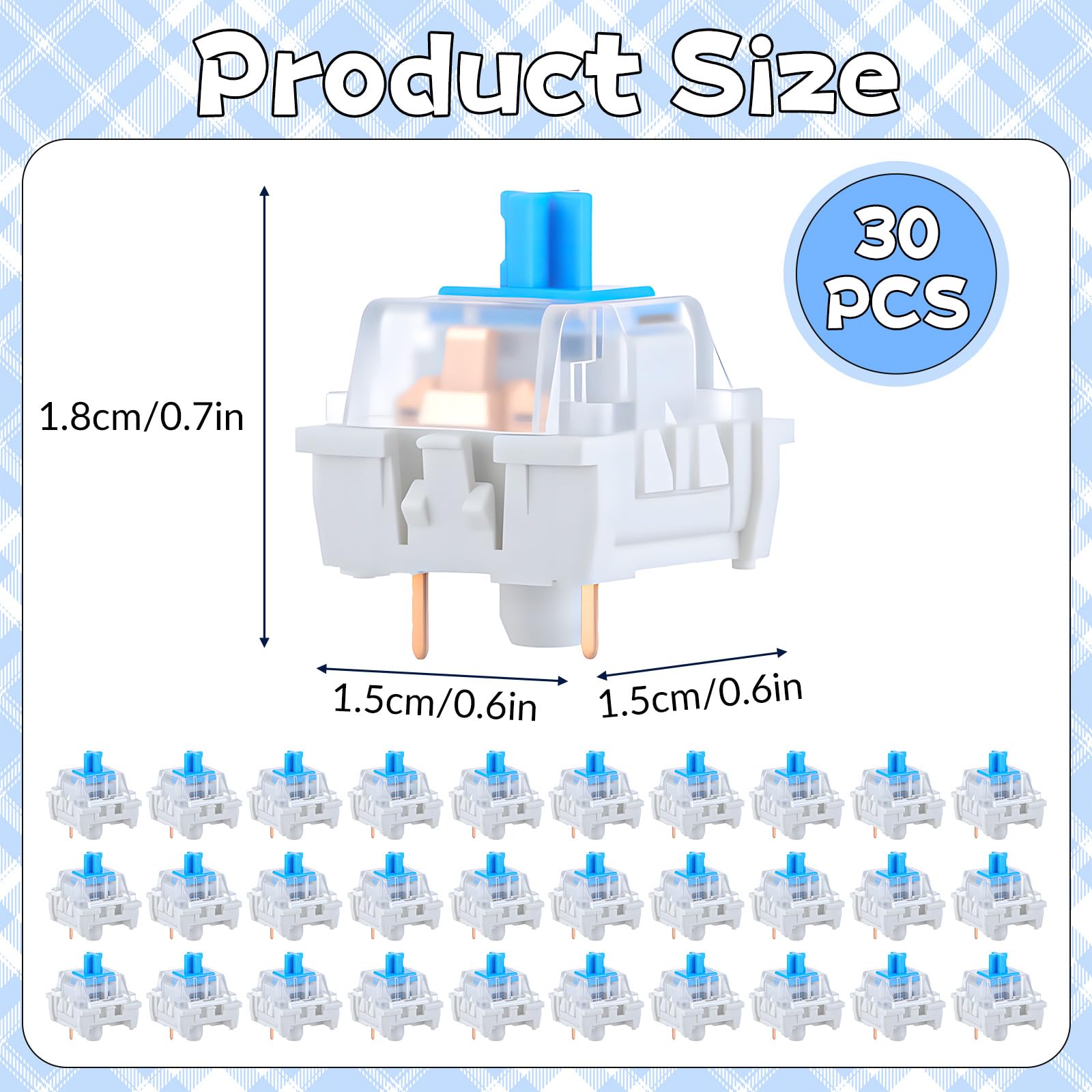 30 PCS Mechanical Keyboard Swi - Gaming Keyboard Ergo 리뷰 및 가격