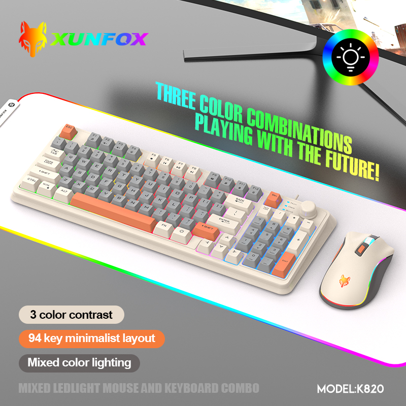 K820 USB Wired Game Keyboard M - Gaming Keyboard Mouse Combo 리뷰 및 가격