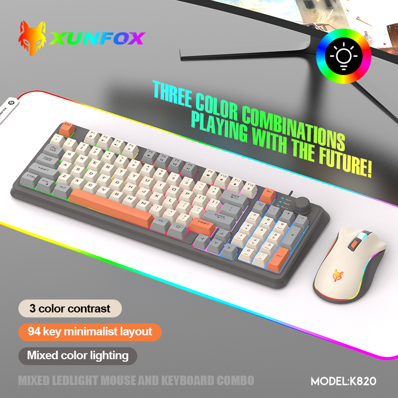 K820 USB Wired Game Keyboard M - Gaming Keyboard Mouse Combo 리뷰 및 가격