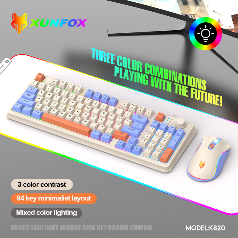 K820 USB Wired Game Keyboard M - Gaming Keyboard Mouse Combo 리뷰 및 가격