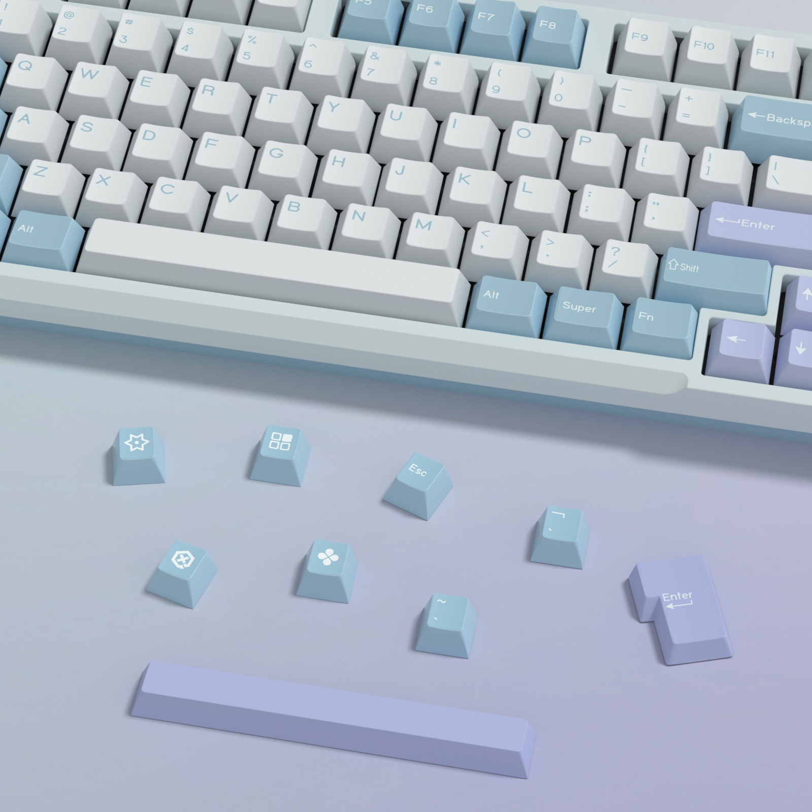 KBDiy GMK Illusion Keycap Cher - Gaming Keyboard Number Pad 리뷰 및 가격